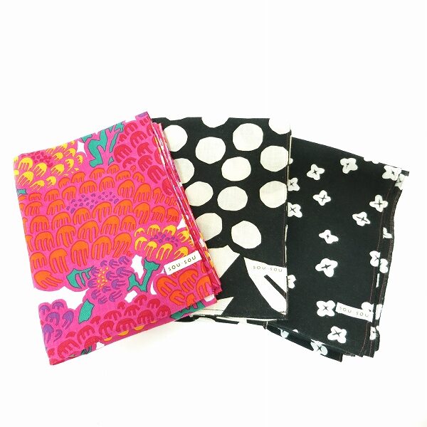 気持ちも華やぐ ソウソウのストール3枚セットを買取しました