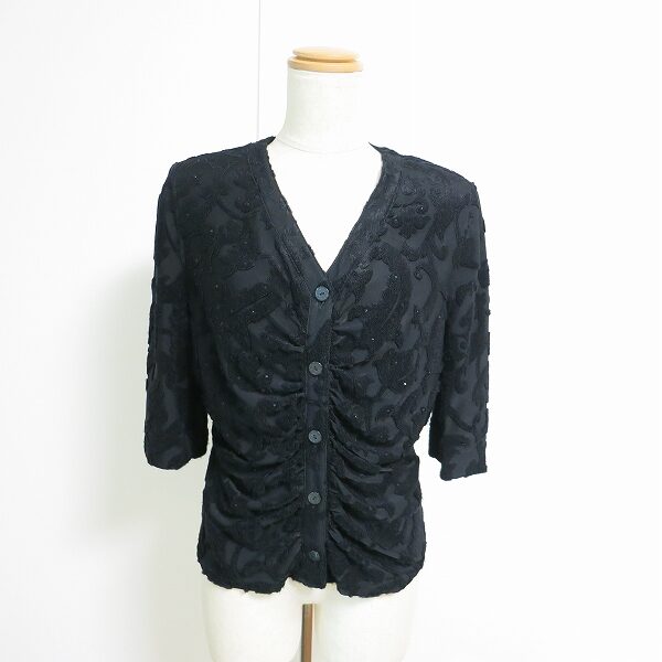 伊太利屋のノーカラージャケットを買取！黒でかっこよく