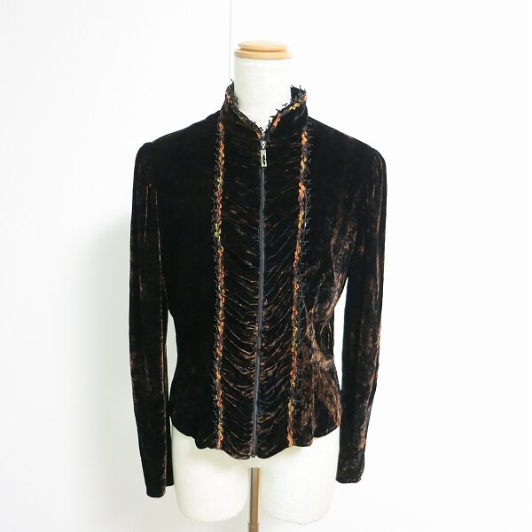 高貴な1着！伊太利屋のベロア調ジャケットを買取しました