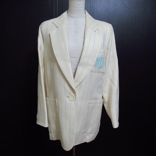ストライプがさわやか クリスチャンディオールのジャケットを買取しました