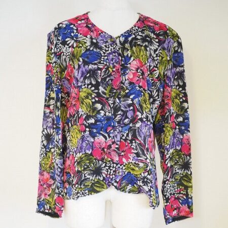 綺麗な花柄で魅力が引き立つ マダムジョコンダのジャケットを買取しました