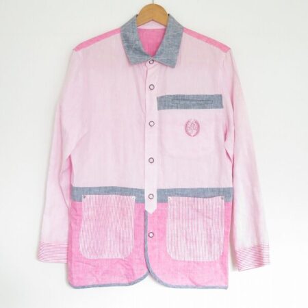 温和なピンク×グレーで好印象に カステルバジャックのジャケットを買取しました