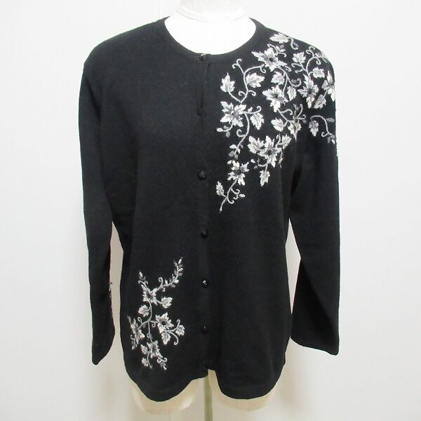 流れるようなお花が素敵 エルミダのカーディガンを買取しました