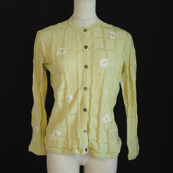 ポップな刺繍が可愛い エルミダのカーディガンを買取しました