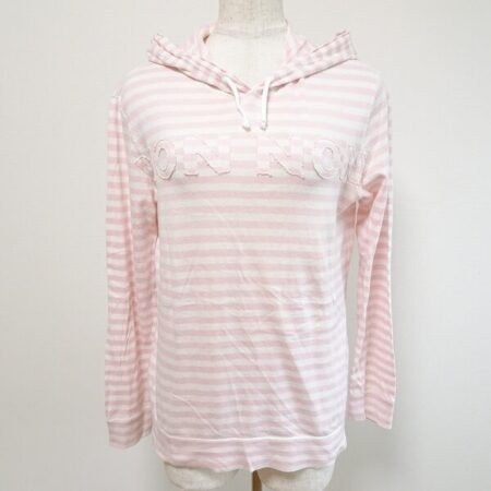 【お買取】ピンクと白のバランスがかわいい マドモアゼルノンノンのパーカー