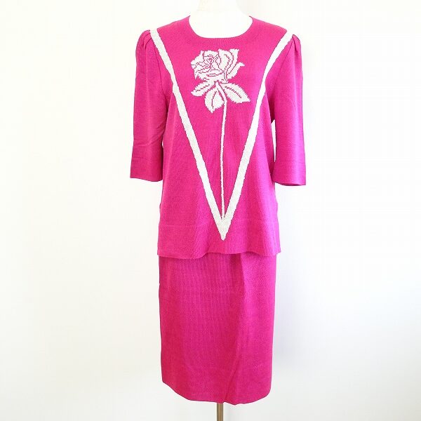 豪華なピンクにきゅん!斉藤都世子のセットアップを買取しました