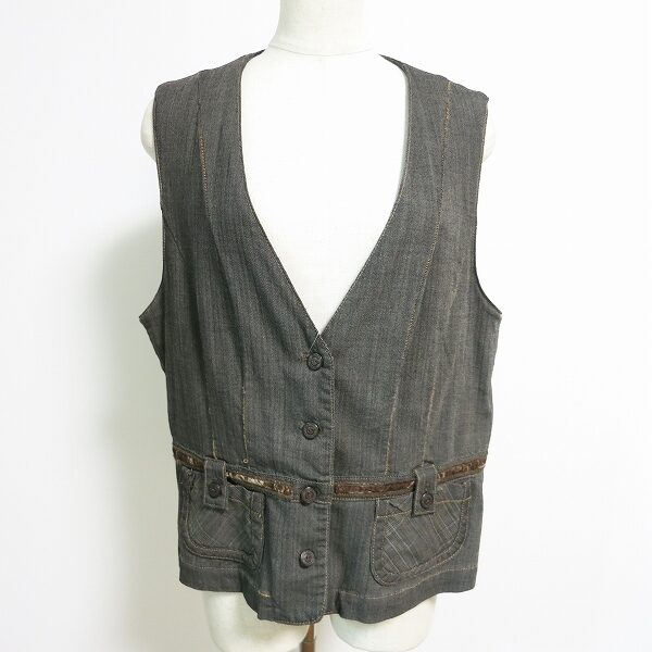 ちょっと寂しいコーディネートの時に！インポートロッサのジレを買取しました