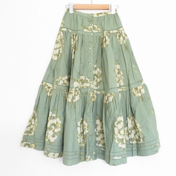 薄い緑色で気分もHAPPY ピンクハウスのスカートを買取しました