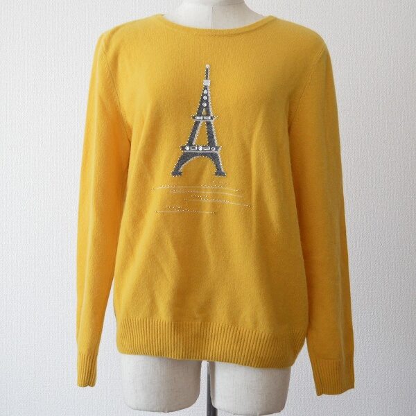 からし色が綺麗｜レリアンのニットを買取しました！