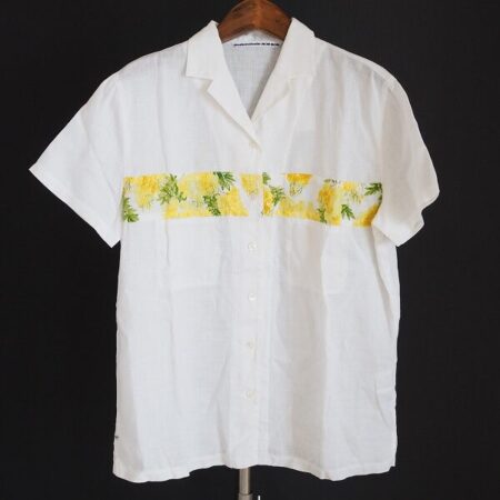 お花が綺麗とさわやかさを連れてくる マドモアゼルノンノンのシャツを買取しました