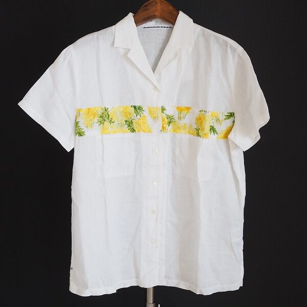 お花が綺麗とさわやかさを連れてくる マドモアゼルノンノンのシャツを買取しました