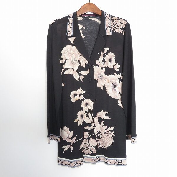 ゴージャスなお花で上級さを上げる レオナールのジャケットを買取しました