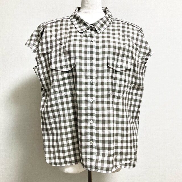 ブロックチェックのブラウスを買取しました！ブランドはレリアンです