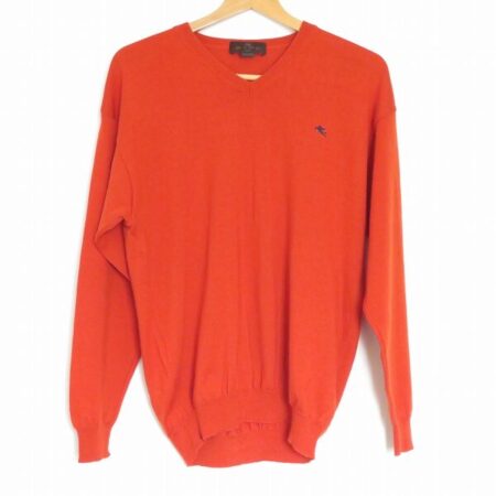 オレンジの明るさに自信をもらえる！エトロのニットを買取しました