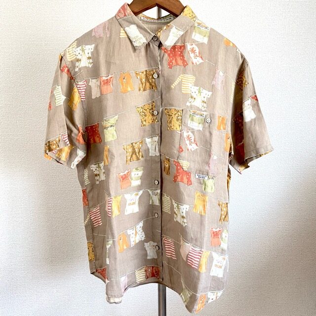 麻素材のシャツ!マドモアゼルノンノンのお洋服を買取しました