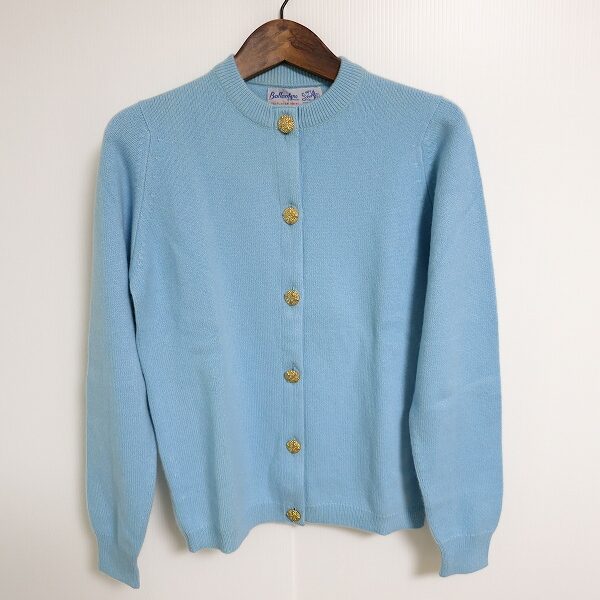 涼しいブルーが最強 バランタインのカーディガンを買取しました
