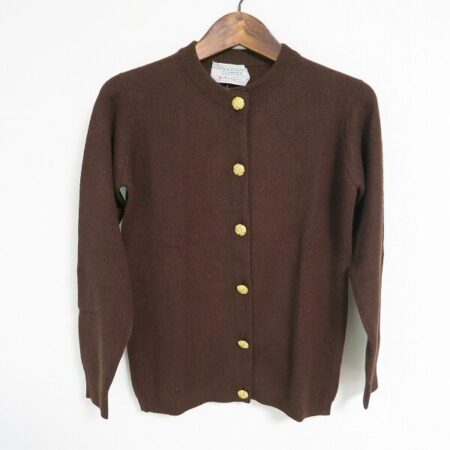 バランタインのカーディガンを買取しました！茶色と金ボタンがよく合う