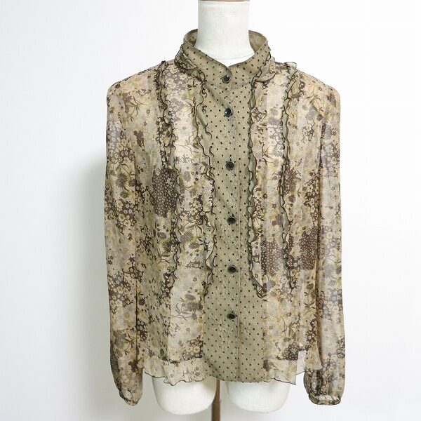 【インポートロッサ】ドットと花の組み合わせが最強!ブラウスを買取しました