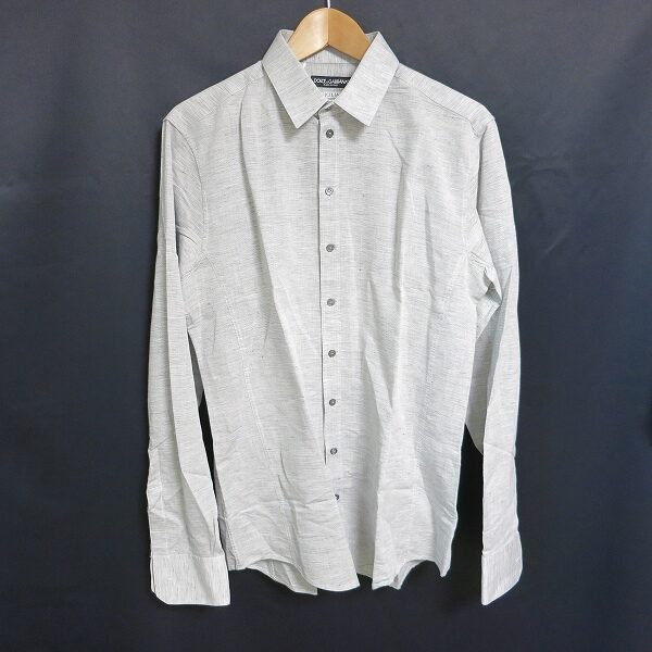 きっちり×すっきり着られる ドルチェ＆ガッバーナの長袖シャツを買取しました