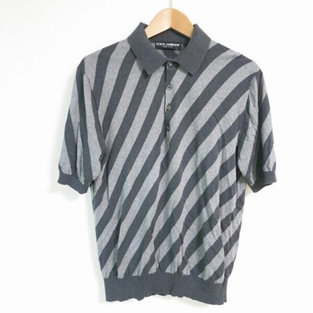 レジメンタルストライプがシャープ！ドルチェ＆ガッバーナのポロシャツを買取しました