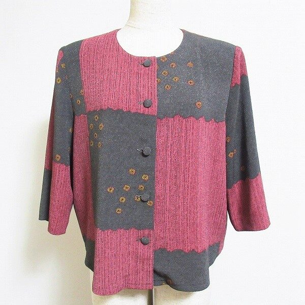 不思議な模様に心奪われる 詩仙堂のカーディガンを買取しました