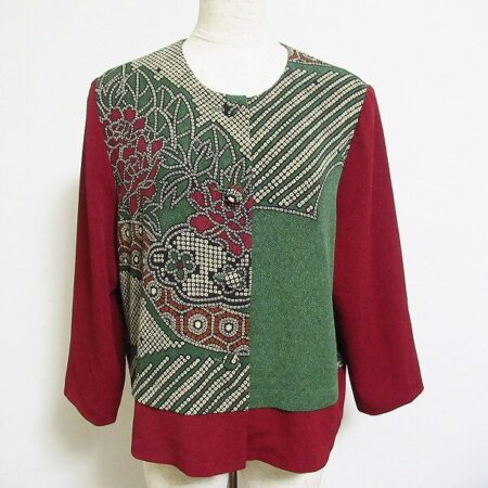 和の渋さも程よく出た 詩仙堂のカーディガンを買取しました