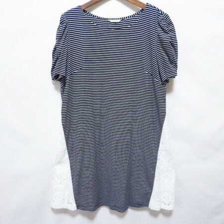 細かいボーダーでスッキリ ろローズティアラのワンピースを買取しました