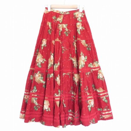 真っ赤ならではの可愛さにやられる｜ピンクハウスのスカートを買取しました