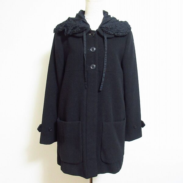 ピンクハウスのコートを買取しました！黒の落ち着きに可愛さをプラスぷらす