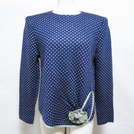 輝くような青が綺麗 斉藤都世子のカットソーを買取しました