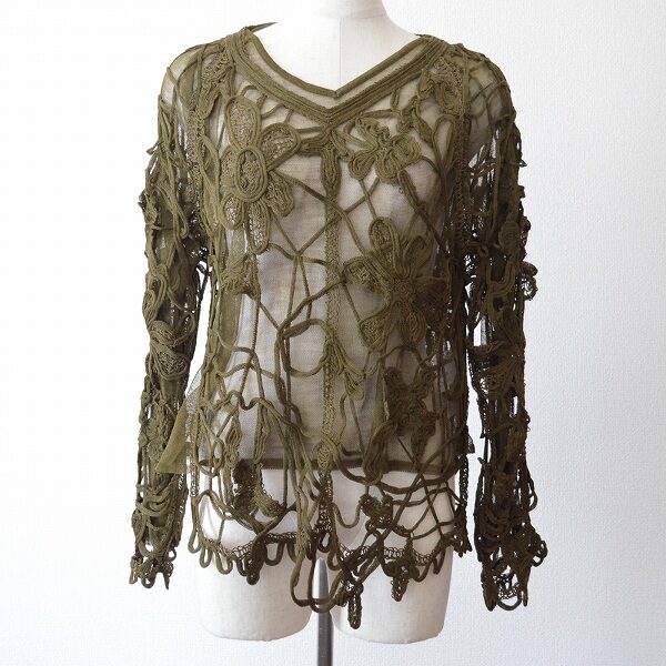 コーザノストラのセーターをお買取｜シースルーとセーターの不思議な組み合わせがたまらない！