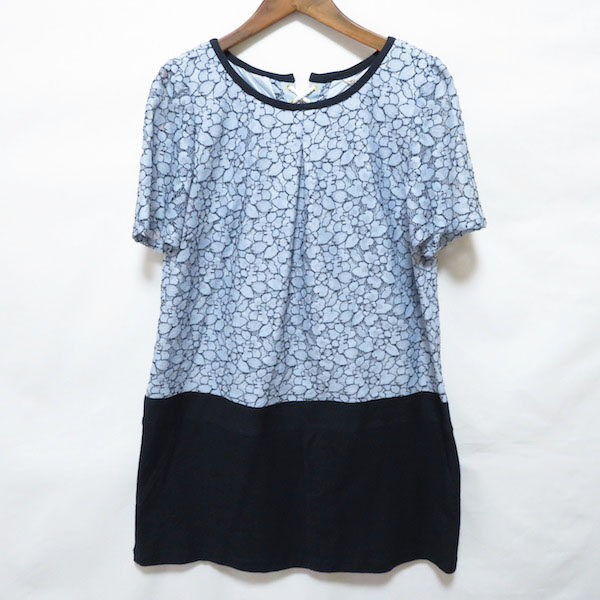 水色と紺の組み合わせがいい ローズティアラのワンピースを買取しました