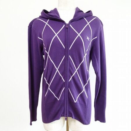 バーバリーゴルフの紫系パーカーを出張買取ご利用のお客様より買取しました