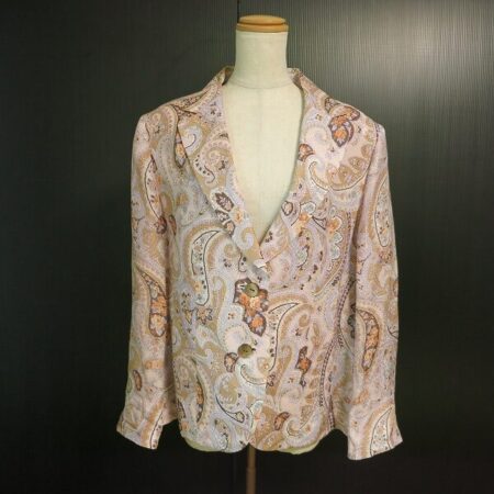 美しいペイズリーに胸を打たれる レリアンのジャケットを買取しました