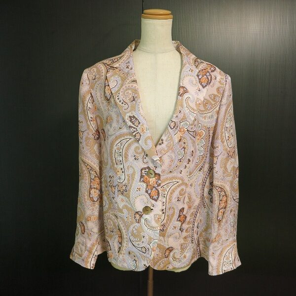 美しいペイズリーに胸を打たれる レリアンのジャケットを買取しました