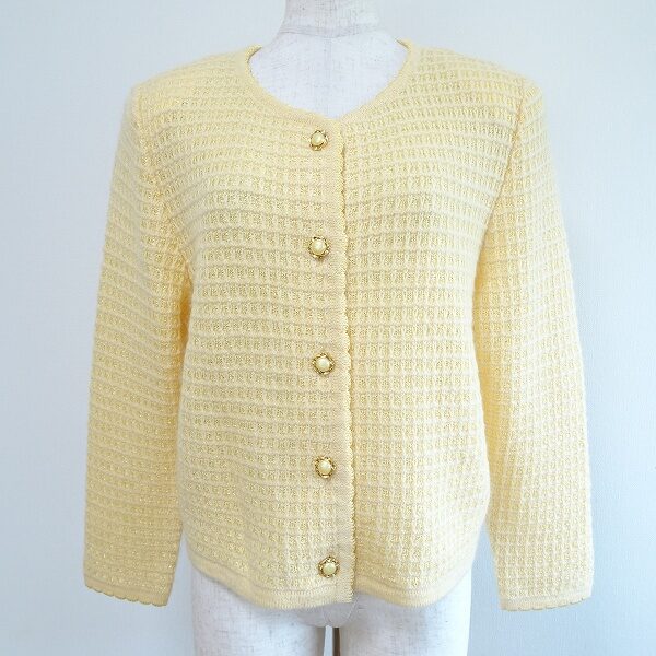 レリアンのノーカラーカーディガンを出張買取ご利用のお客様より買取しました