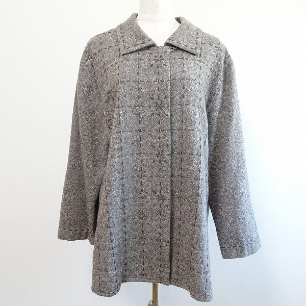 アンゴラ混で安定感のあるぬくもりを レリアンのジャケットを買取しました