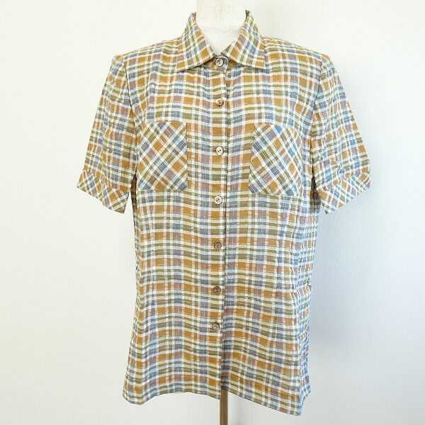 くっきりしたチェックに誘われて レリアンのシャツを買取しました