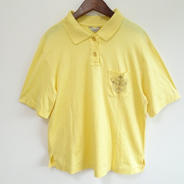 黄色の華やかさに見とれる レリアンのポロシャツを買取しました