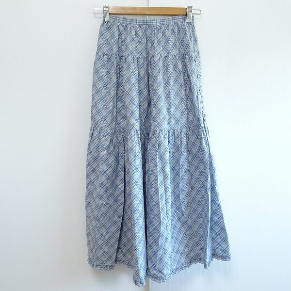 ピンクハウスのチェックスカートを買取しました！さわやかで楽しさも広がる