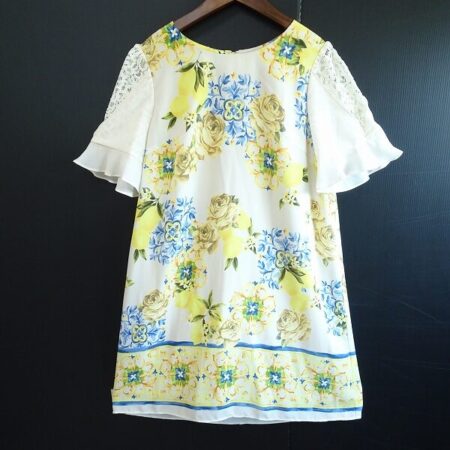 お花畑にいるようなにぎやかさ ローズティアラのワンピースを買取しました