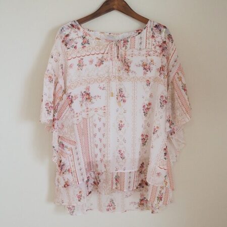 ピンクと花の甘い可愛さに引き込まれる ローズティアラのシャツを買取しました