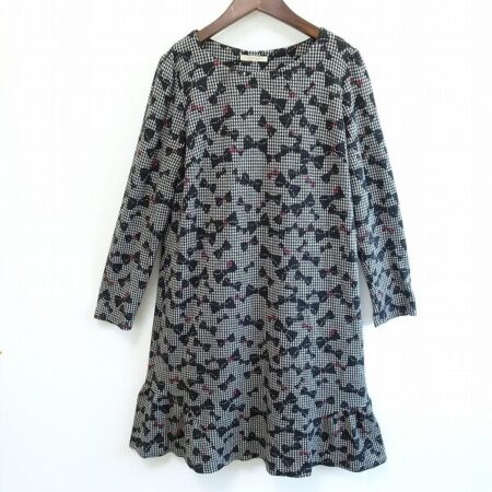 細かいリボン柄に心ときめく ローズティアラのワンピースを買取しました