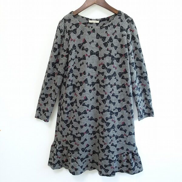 細かいリボン柄に心ときめく ローズティアラのワンピースを買取しました