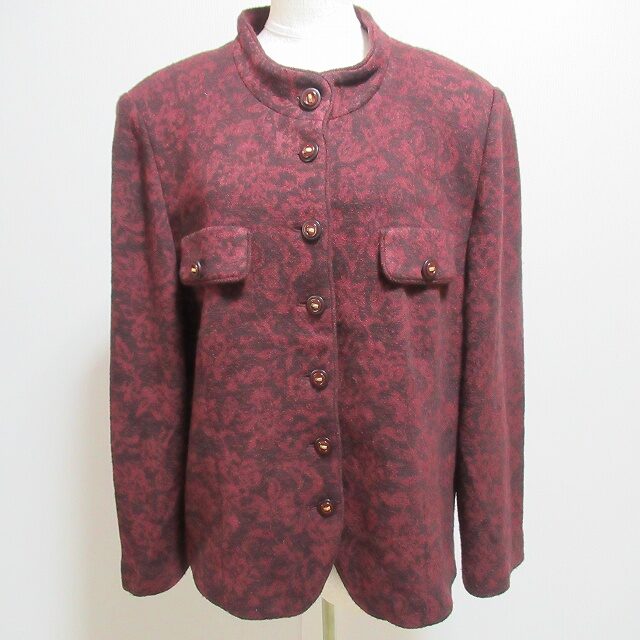 ボルドーカラーが美しい レリアンのジャケットを買取しました