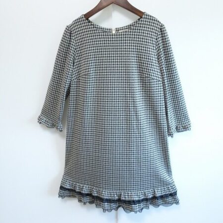 ローズティアラのグレー系チェックのワンピースを買取しました