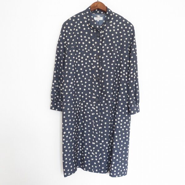 ドットとシルクの柔らかさに委ねられる レリアンのコートを買取しました