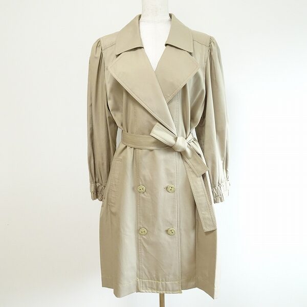レリアンのベージュ トレンチコートを買取させていただきました