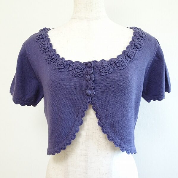 ピンクハウスのボレロを買取しました！色のシックさにも脱帽