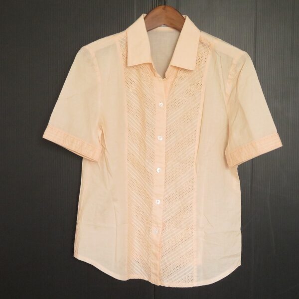 オレンジ×シルクで清々しさを！レリアンのシャツを買取しました